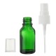 15/30/50ml Mini Green Spray Bottle Sprayer Refillable Container w/ Drop & Spray for Aromatherapy Perfume Essential Oi Travel