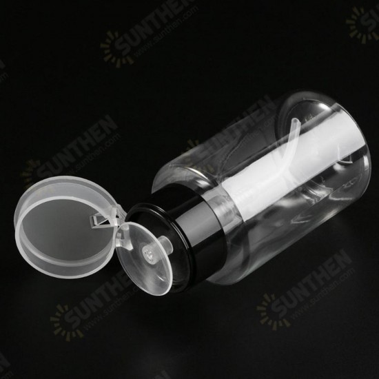 160ml Press Bottle Pump Dispenser Atomizer Spray Bottles Liquid Holder Refillable Bottles