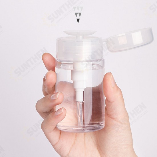 160ml Press Bottle Pump Dispenser Atomizer Spray Bottles Liquid Holder Refillable Bottles