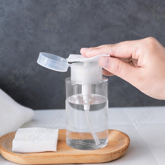 160ml Press Bottle Pump Dispenser Atomizer Spray Bottles Liquid Holder Refillable Bottles