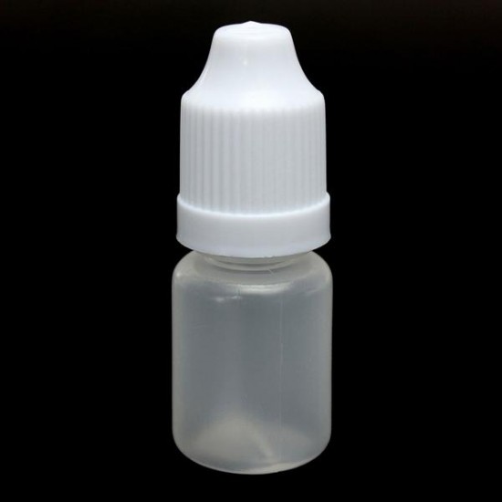 1pcs 5-100ml Empty Plastic Squeezable Eye Liquid Dropper Bottles