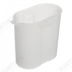 1x150ML Science Clear White Plastic Liquid Measuring Cup Beaker For Lab Test Labware Scientific Research Students Teaching Tools 1x150ML Science Clear White Plastic Liquid Measuring Cup Beaker For Lab Test Labware Scientific Research Students Teaching Tools