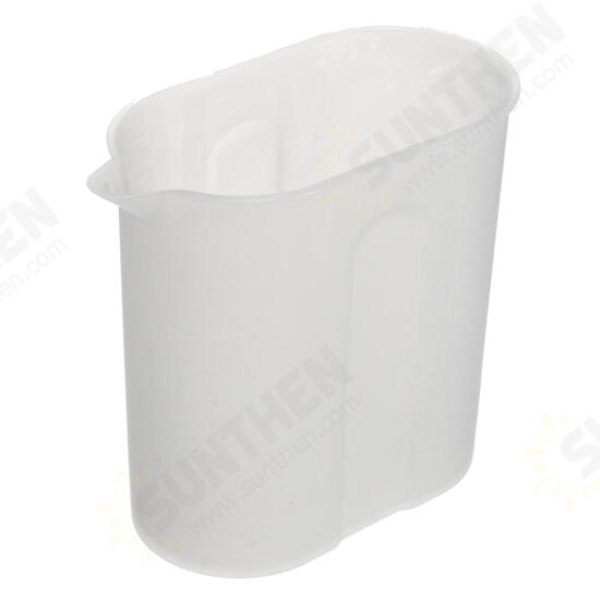 1x150ML Science Clear White Plastic Liquid Measuring Cup Beaker For Lab Test Labware Scientific Research Students Teaching Tools