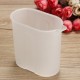 1x150ML Science Clear White Plastic Liquid Measuring Cup Beaker For Lab Test Labware Scientific Research Students Teaching Tools