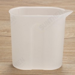 1x150ML Science Clear White Plastic Liquid Measuring Cup Beaker For Lab Test Labware Scientific Research Students Teaching Tools 1x150ML Science Clear White Plastic Liquid Measuring Cup Beaker For Lab Test Labware Scientific Research Students Teaching Tools