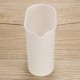 1x150ML Science Clear White Plastic Liquid Measuring Cup Beaker For Lab Test Labware Scientific Research Students Teaching Tools
