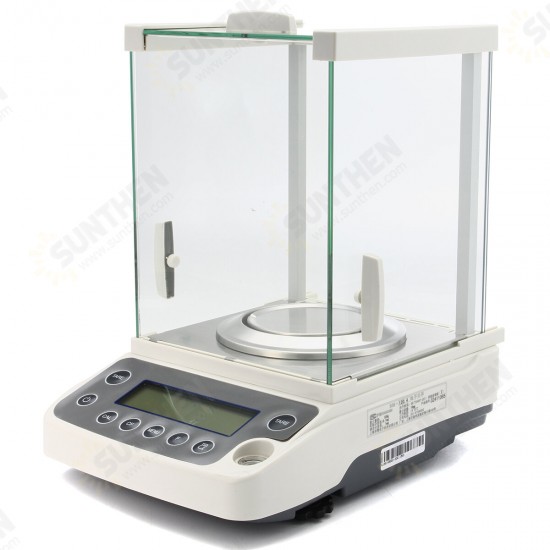 220g /0.0001g Laboratory LCD Analytical Balance Digital Precision Scale With Weight 0.1mg