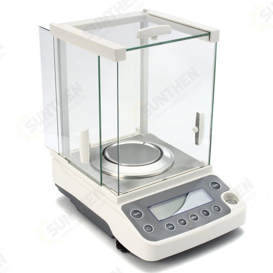 220g /0.0001g Laboratory LCD Analytical Balance Digital Precision Scale With Weight 0.1mg