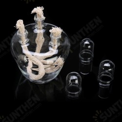 250mL 3-Neck Alcohol Burner Lamp Glass Lab Equipment Heating Boiling Flask 250mL 3-Neck Alcohol Burner Lamp Glass Lab Equipment Heating Boiling Flask
