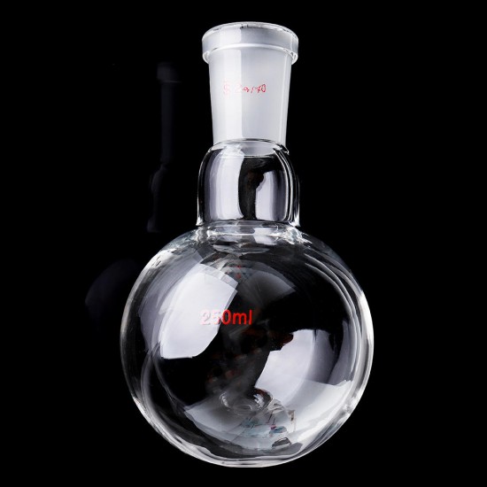 250ml 24/40 Glass Single Neck Round Bottom Flask Boiling Bottle Laboratory Glassware