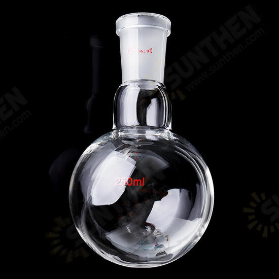 250ml 24/40 Glass Single Neck Round Bottom Flask Boiling Bottle Laboratory Glassware