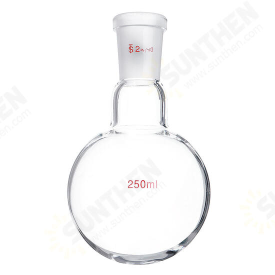 250ml 24/40 Glass Single Neck Round Bottom Flask Boiling Bottle Laboratory Glassware