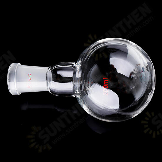 250ml 24/40 Glass Single Neck Round Bottom Flask Boiling Bottle Laboratory Glassware