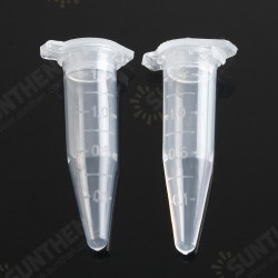 25pcs 1.5mL Disposable Graduated Clear Plastic Eppendorf Centrifuge Tube Vial 25pcs 1.5mL Disposable Graduated Clear Plastic Eppendorf Centrifuge Tube Vial
