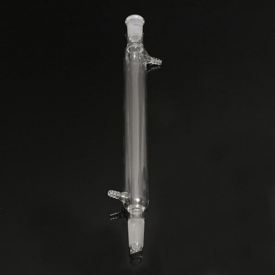 300mm 24/40 Joint Glass Straight Liebig Condenser Tube Lab Laboratory Glassware