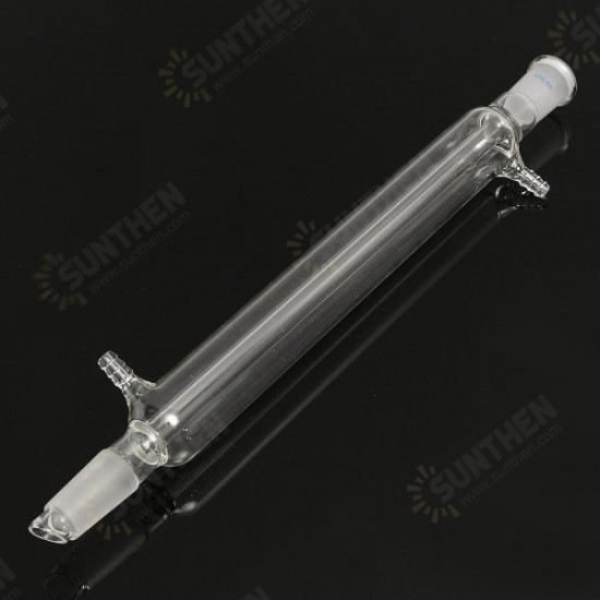 300mm 24/40 Joint Glass Straight Liebig Condenser Tube Lab Laboratory Glassware