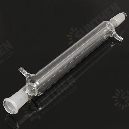 300mm 24/40 Joint Glass Straight Liebig Condenser Tube Lab Laboratory Glassware