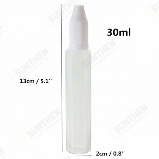 30ml Empty Plastic Squeezable Liquid Dropper Childproof Cap Bottles 30ml Empty Plastic Squeezable Liquid Dropper Childproof Cap Bottles