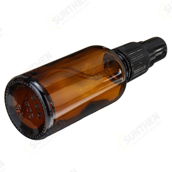 30ml/50ml/100ml Brown Glass Bottle Sprayer Essential Oils Container