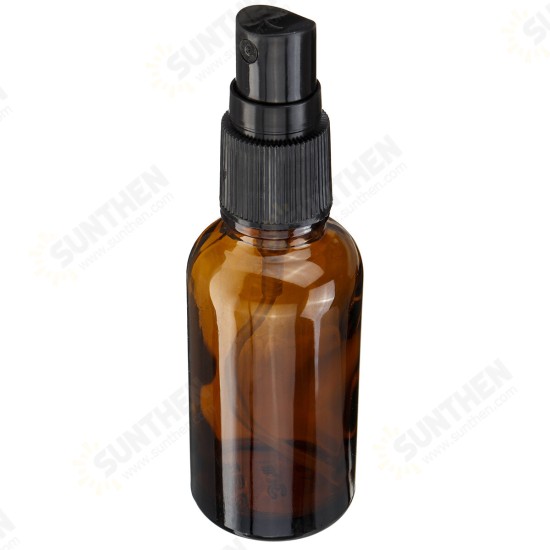 30ml/50ml/100ml Brown Glass Bottle Sprayer Essential Oils Container