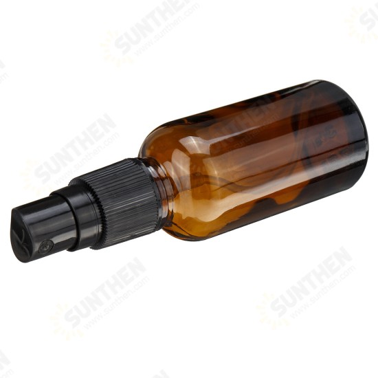 30ml/50ml/100ml Brown Glass Bottle Sprayer Essential Oils Container