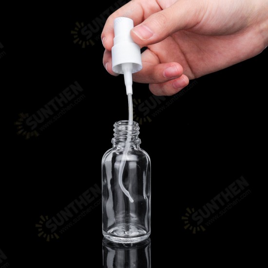 30ml/50ml/100ml Clear Glass Bottle Sprayer Essential Oils Container Spraying Bottle