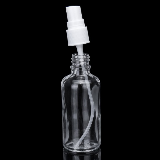 30ml/50ml/100ml Clear Glass Bottle Sprayer Essential Oils Container Spraying Bottle