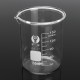 3Pcs 100ml 150ml 250ml Beaker Set Graduated Borosilicate Glass Beaker Volumetric Measuring Lab Glassware