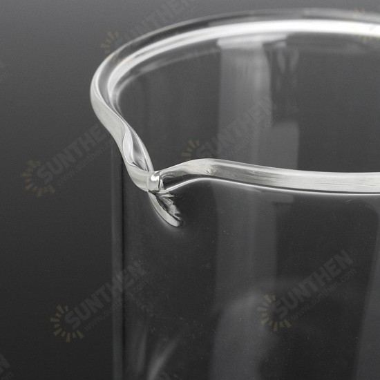 3Pcs 100ml 150ml 250ml Beaker Set Graduated Borosilicate Glass Beaker Volumetric Measuring Lab Glassware