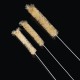 3Pcs/Set Bristle Brush Set Stainless Steel Straws Cleaning Brushes for 25ml/50ml/100ml Test Tube