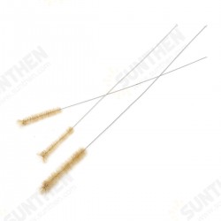 3Pcs/Set Bristle Brush Set Stainless Steel Straws Cleaning Brushes for 25ml/50ml/100ml Test Tube 3Pcs/Set Bristle Brush Set Stainless Steel Straws Cleaning Brushes for 25ml/50ml/100ml Test Tube