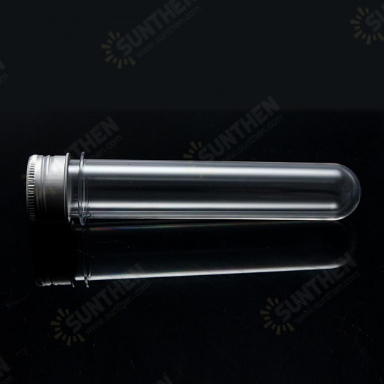 45ml Plastic Lab Round Bottom Test Tube with Metal Screw Cap