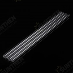 4Pcs 250mm OD 7mm 1.5mm Thick Wall Borosilicate Glass Blowing Tubes 4Pcs 250mm OD 7mm 1.5mm Thick Wall Borosilicate Glass Blowing Tubes