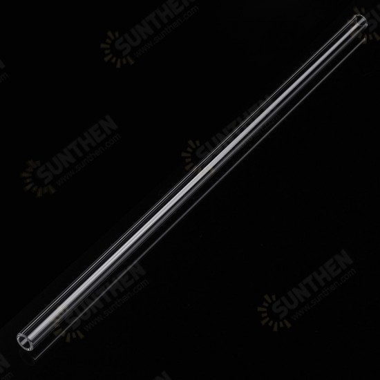 4Pcs 250mm OD 7mm 1.5mm Thick Wall Borosilicate Glass Blowing Tubes