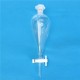 500mL 24/29 Joint Lab Glass Pear Shape Separatory Funnel with PTFE Stopcock