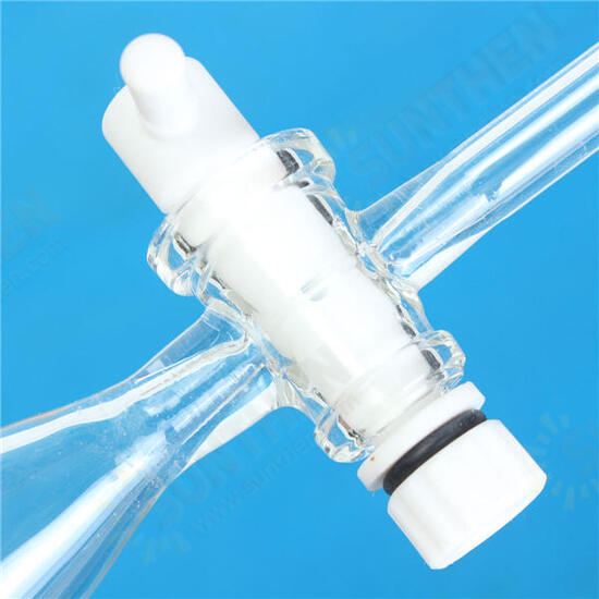 500mL 24/29 Joint Lab Glass Pear Shape Separatory Funnel with PTFE Stopcock 500mL 24/29 Joint Lab Glass Pear Shape Separatory Funnel with PTFE Stopcock