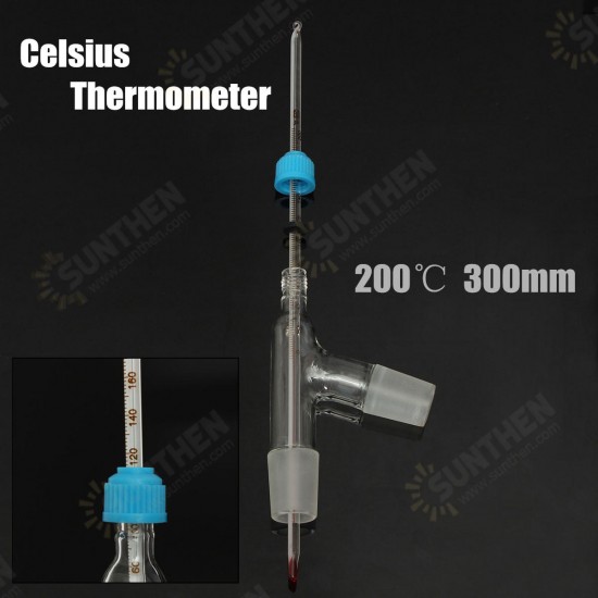 500mL 24/29 Joint Vacuum Distillation Extraction Laboratory Glass Apparatus Set Lab Glassware Kit