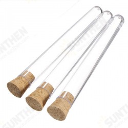 50Pcs 16x150mm 20ml Plastic Test Tube With Stopper Lab Supplies 50Pcs 16x150mm 20ml Plastic Test Tube With Stopper Lab Supplies