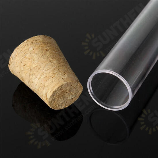 50Pcs 16x150mm 20ml Plastic Test Tube With Stopper Lab Supplies 50Pcs 16x150mm 20ml Plastic Test Tube With Stopper Lab Supplies