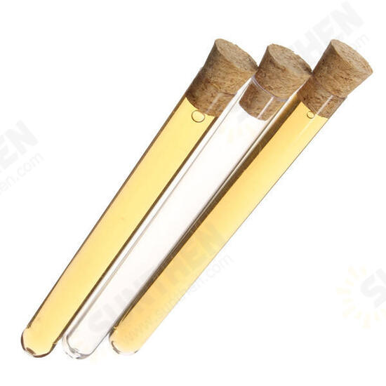 50Pcs 16x150mm 20ml Plastic Test Tube With Stopper Lab Supplies