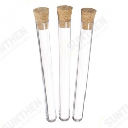 50Pcs 16x150mm 20ml Plastic Test Tube With Stopper Lab Supplies 50Pcs 16x150mm 20ml Plastic Test Tube With Stopper Lab Supplies