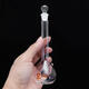 50mL Clear Glass Volumetric Flask w/ Glass Stopper Lab Chemistry Glassware