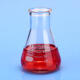 50mL Lab Glass Erlenmeyer Conical Flask Bottle w/ Rim Borosilicate Laboratory Glassware