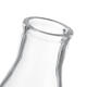 50mL Lab Glass Erlenmeyer Conical Flask Bottle w/ Rim Borosilicate Laboratory Glassware