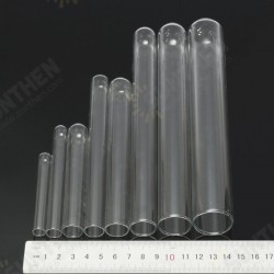 5Pcs Transparent Lab Borosilicate Glass Test Tube in Diffrent Size for Laboratory 5Pcs Transparent Lab Borosilicate Glass Test Tube in Diffrent Size for Laboratory