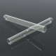 5Pcs Transparent Lab Borosilicate Glass Test Tube in Diffrent Size for Laboratory