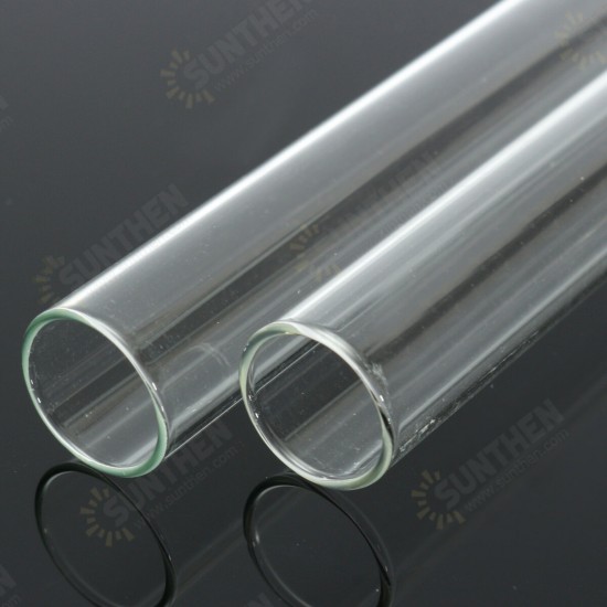 5Pcs Transparent Lab Borosilicate Glass Test Tube in Diffrent Size for Laboratory