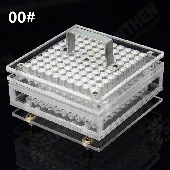 6Pcs Plexiglass 100 Holes Capsule Filler Capsule Filling Machine Tool