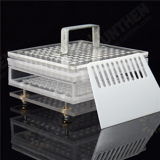 6Pcs Plexiglass 100 Holes Capsule Filler Capsule Filling Machine Tool