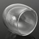 80ml Clear Glass Double Wall Mug Cup Insulated Thermal Office Tea Drinking Tea Container
